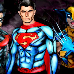 Vibrant Superhero-Themed Party